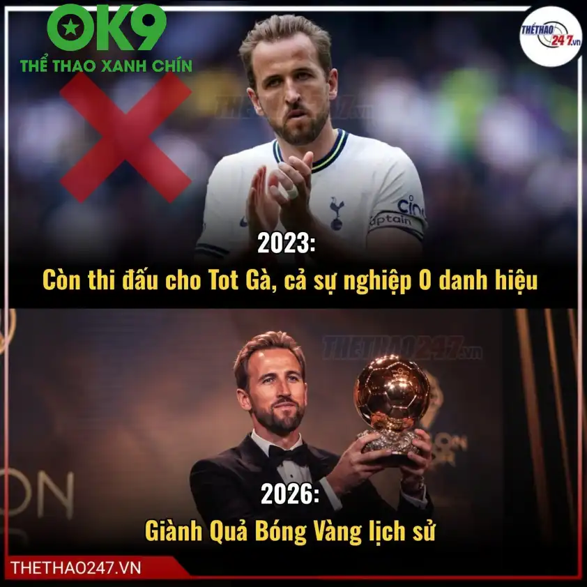 Harry Kane nâng cao danh hiệu Quả Bóng Vàng Harry Kane nâng cao danh hiệu Quả Bóng Vàng